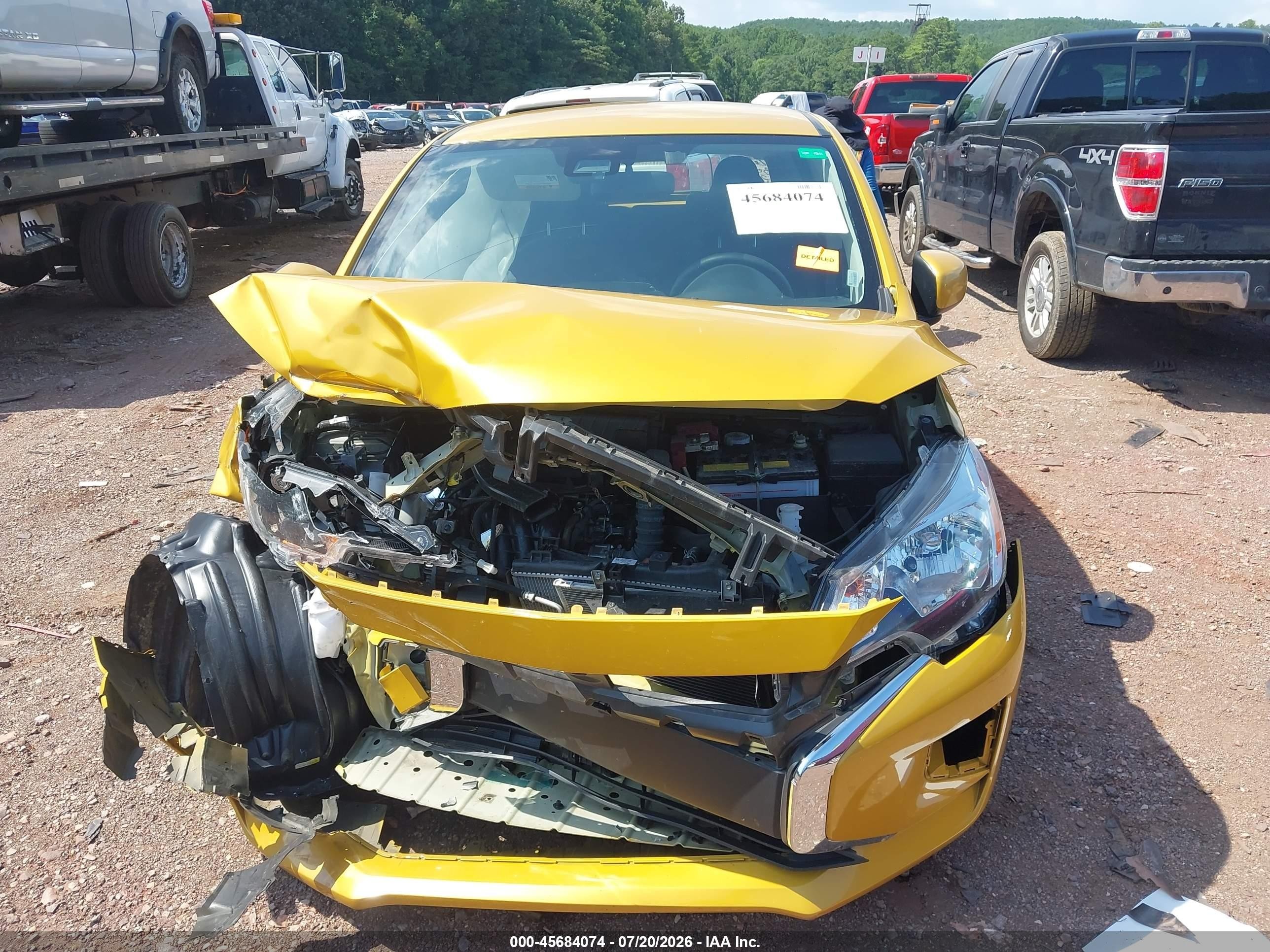 2024 Mitsubishi Mirage Es/le Gold vin: ML32AUHJXRH025662