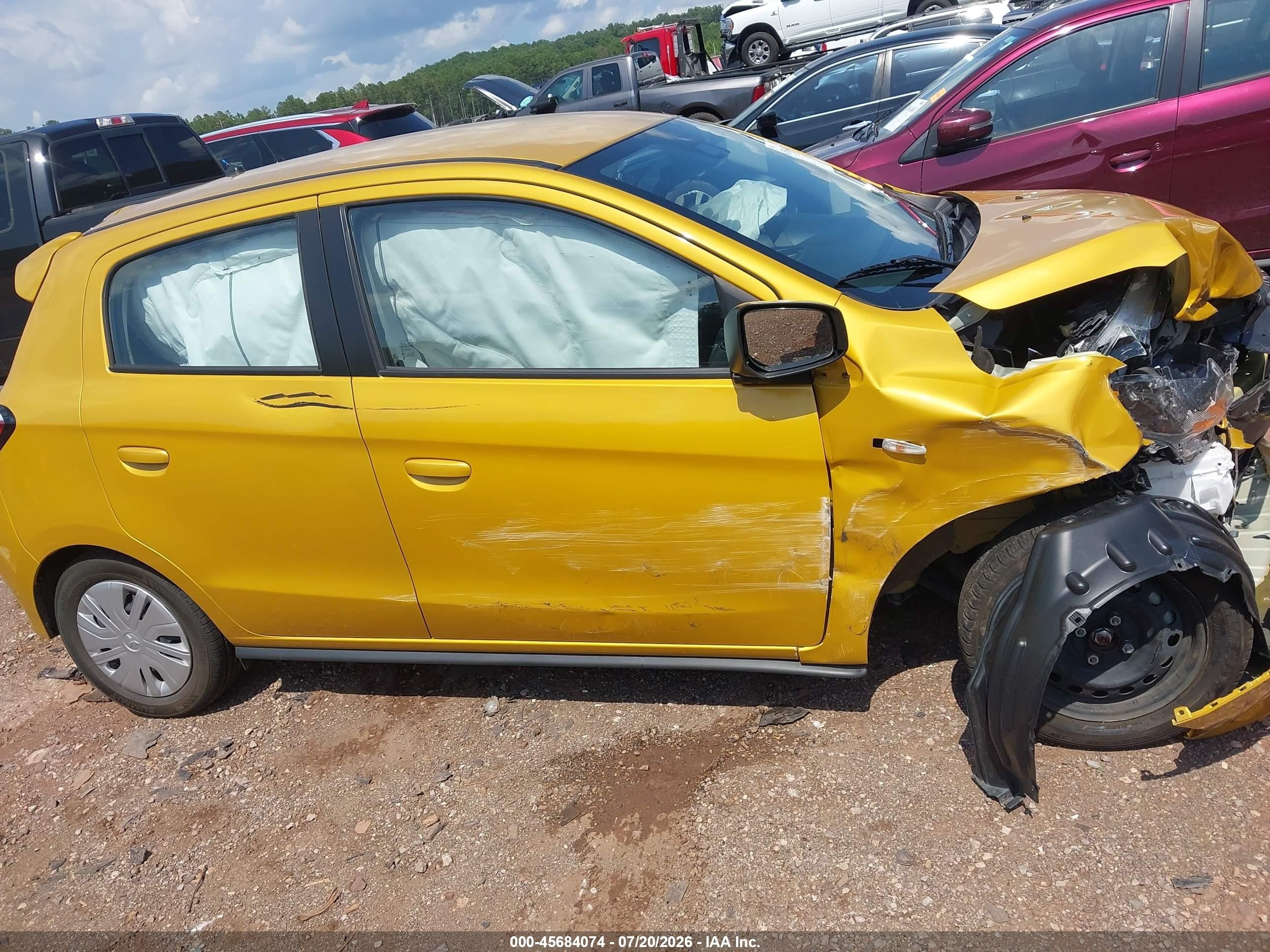 2024 Mitsubishi Mirage Es/le Gold vin: ML32AUHJXRH025662