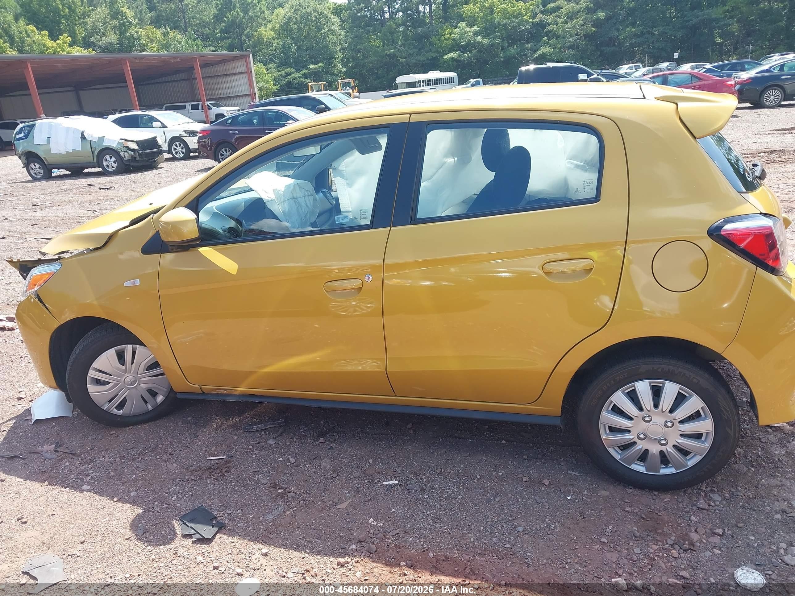 2024 Mitsubishi Mirage Es/le Gold vin: ML32AUHJXRH025662