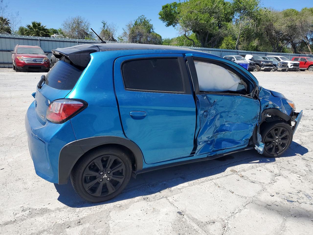 2024 Mitsubishi Mirage Se Синий vin: ML32AWHJ5RH030814