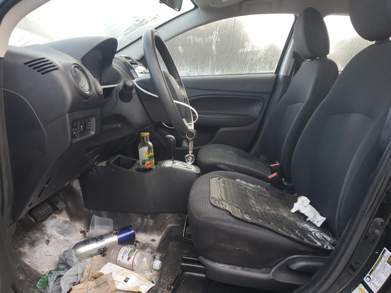 2017 Mitsubishi Mirage G4 Es Черный vin: ML32F3FJ0HHF10764