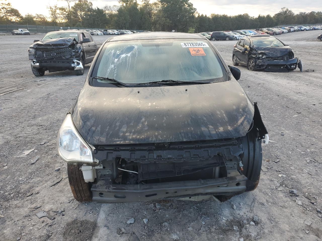 2017 Mitsubishi Mirage G4 Es Черный vin: ML32F3FJ0HHF10764