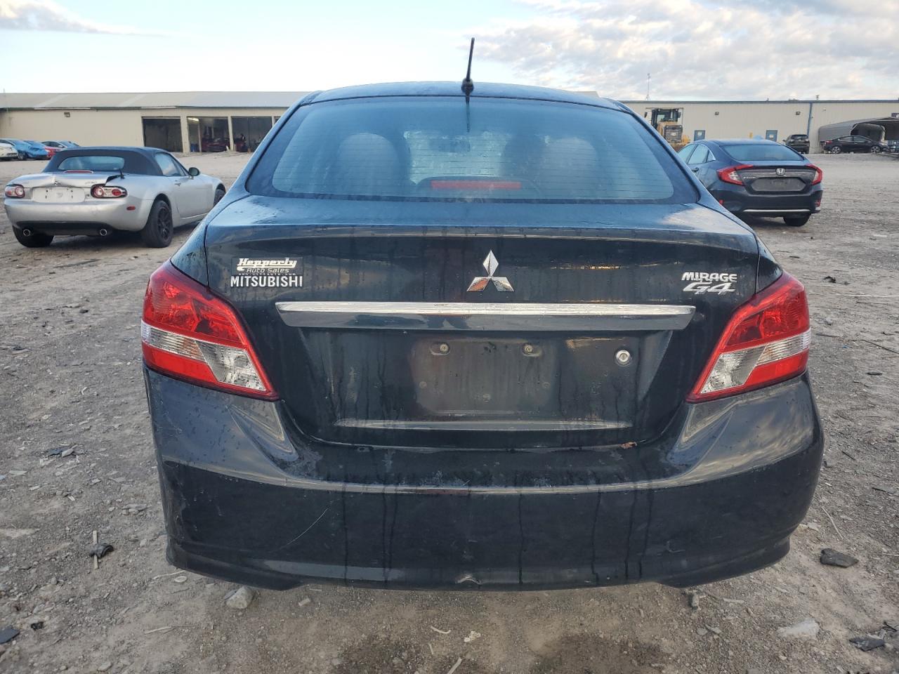 2017 Mitsubishi Mirage G4 Es Черный vin: ML32F3FJ0HHF10764