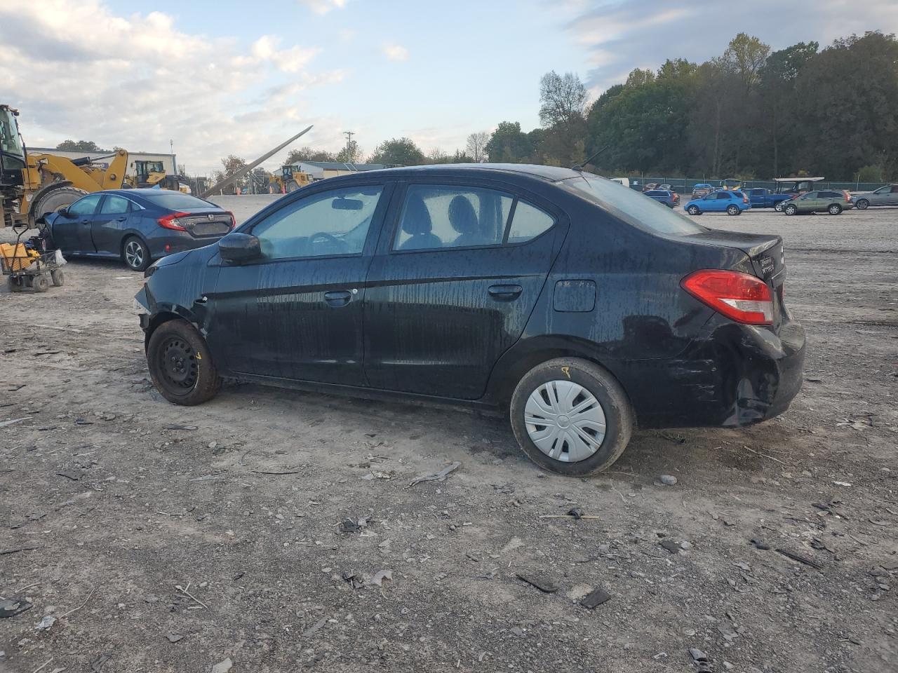 2017 Mitsubishi Mirage G4 Es Черный vin: ML32F3FJ0HHF10764