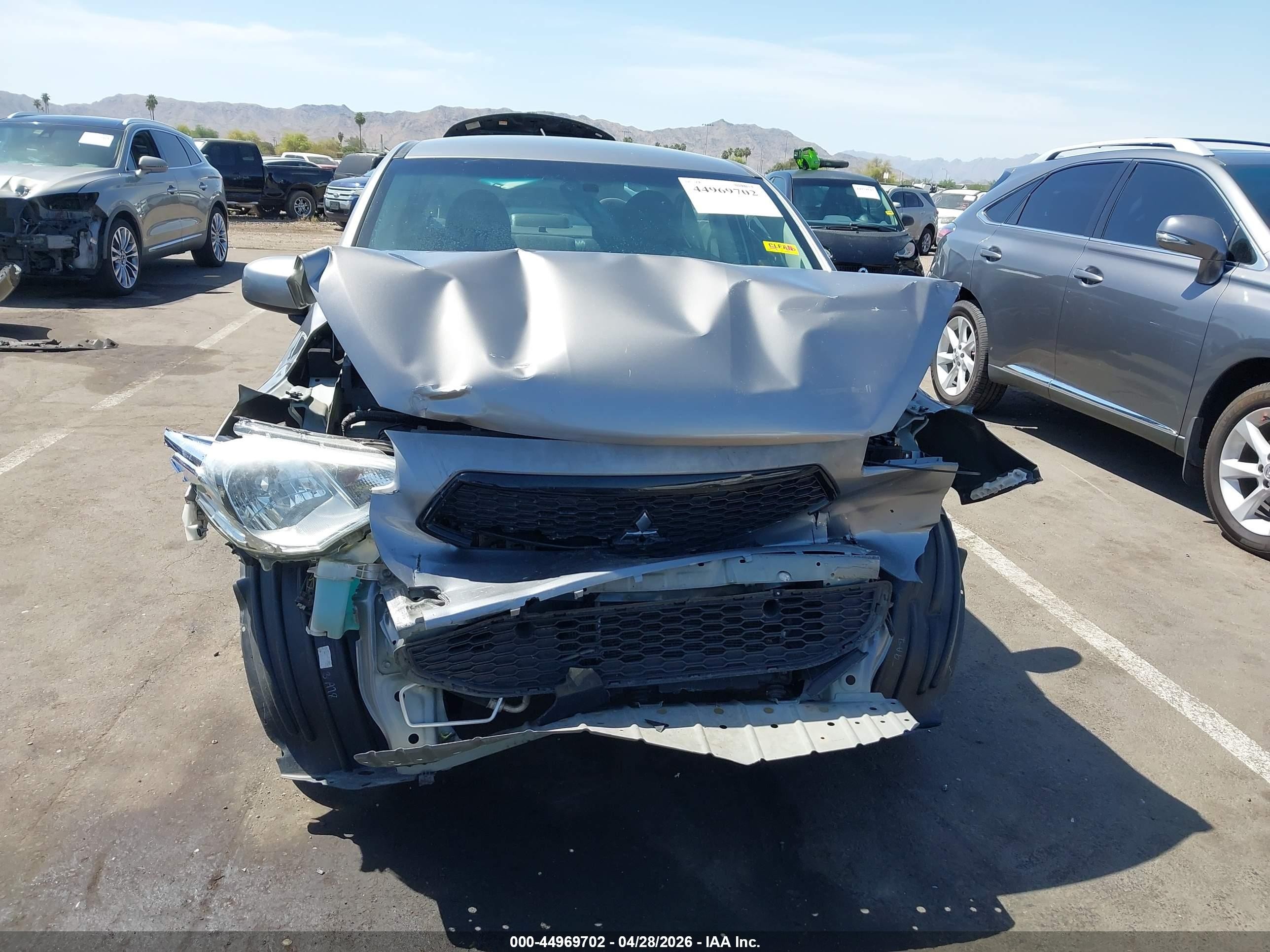 2020 Mitsubishi Mirage G4 Es Серый vin: ML32F3FJ1LHF03296