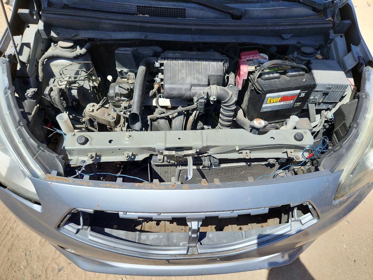 2018 Mitsubishi Mirage G4 Es Silver vin: ML32F3FJ3JHF01806