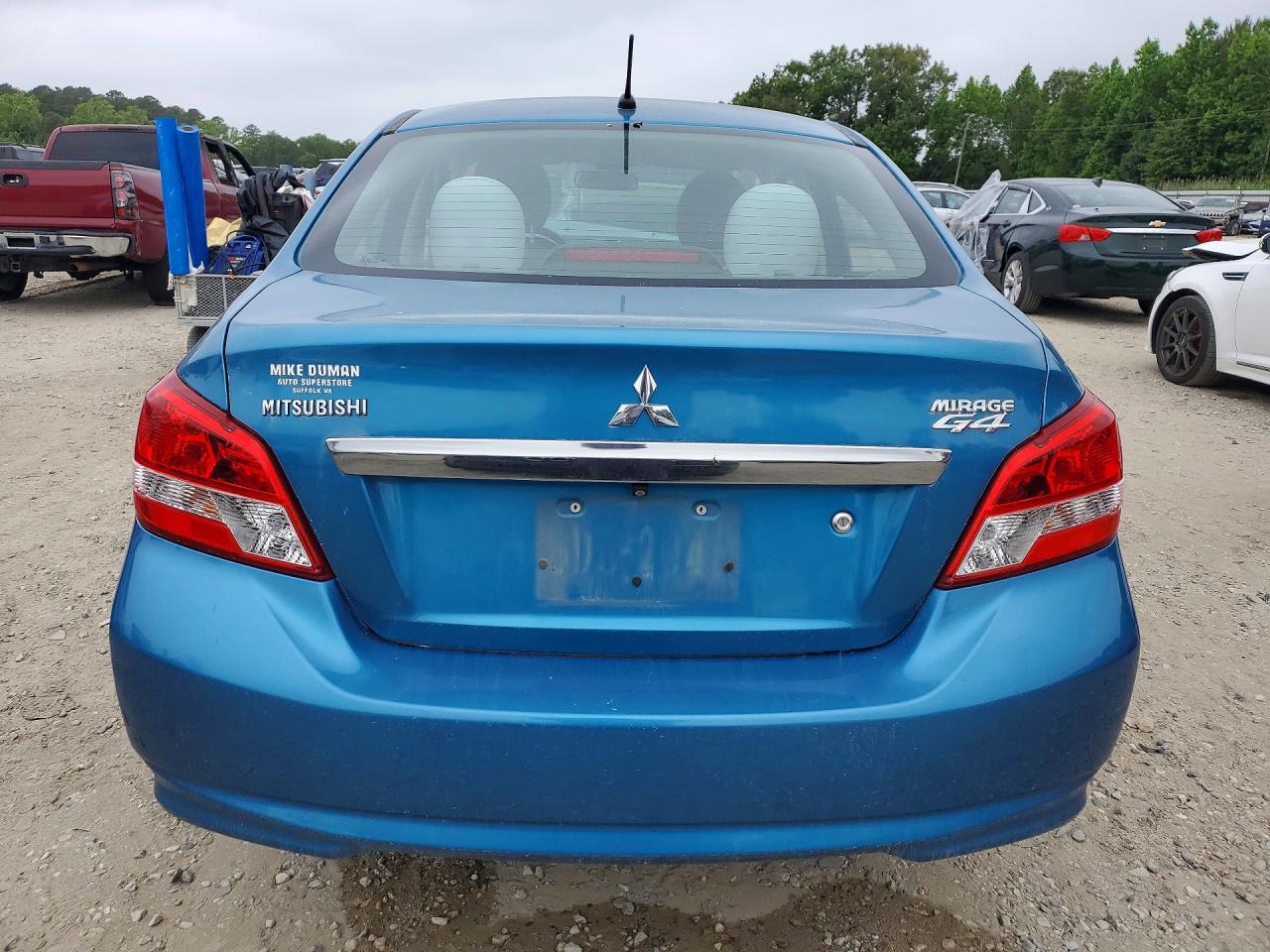 2019 Mitsubishi Mirage G4 Es Blue vin: ML32F3FJ5KHF09701