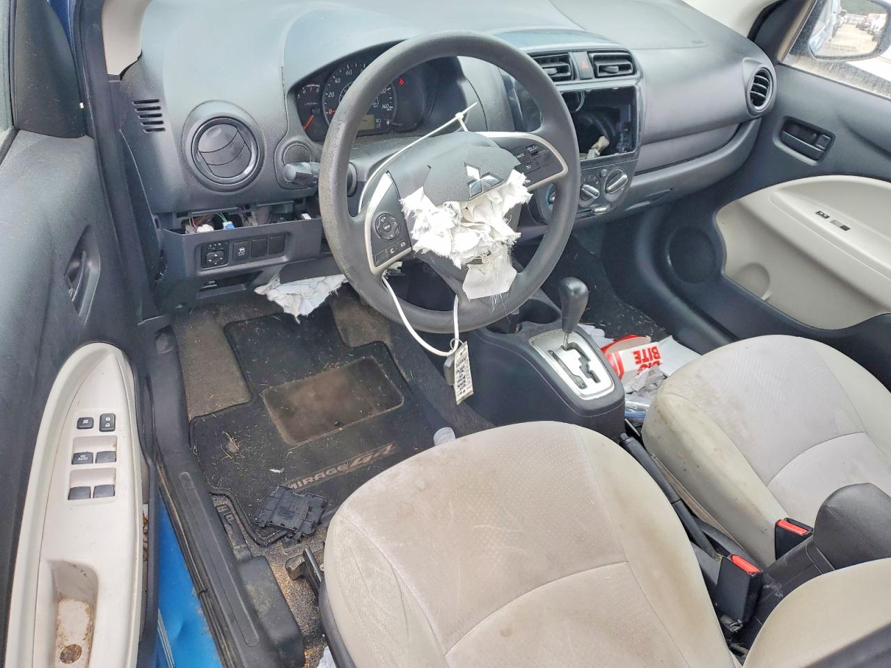 2019 Mitsubishi Mirage G4 Es Blue vin: ML32F3FJ5KHF09701