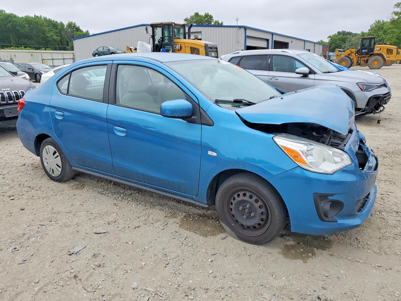 2019 Mitsubishi Mirage G4 Es Blue vin: ML32F3FJ5KHF09701
