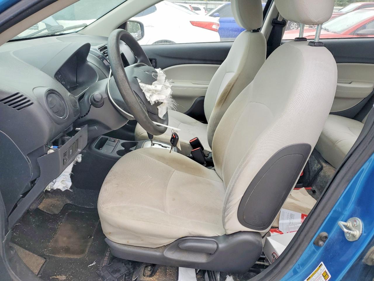 2019 Mitsubishi Mirage G4 Es Blue vin: ML32F3FJ5KHF09701