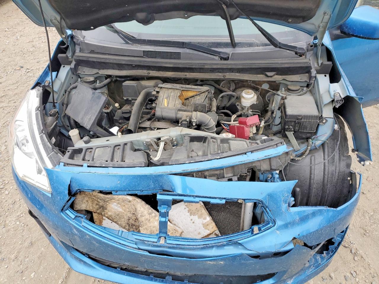 2019 Mitsubishi Mirage G4 Es Blue vin: ML32F3FJ5KHF09701