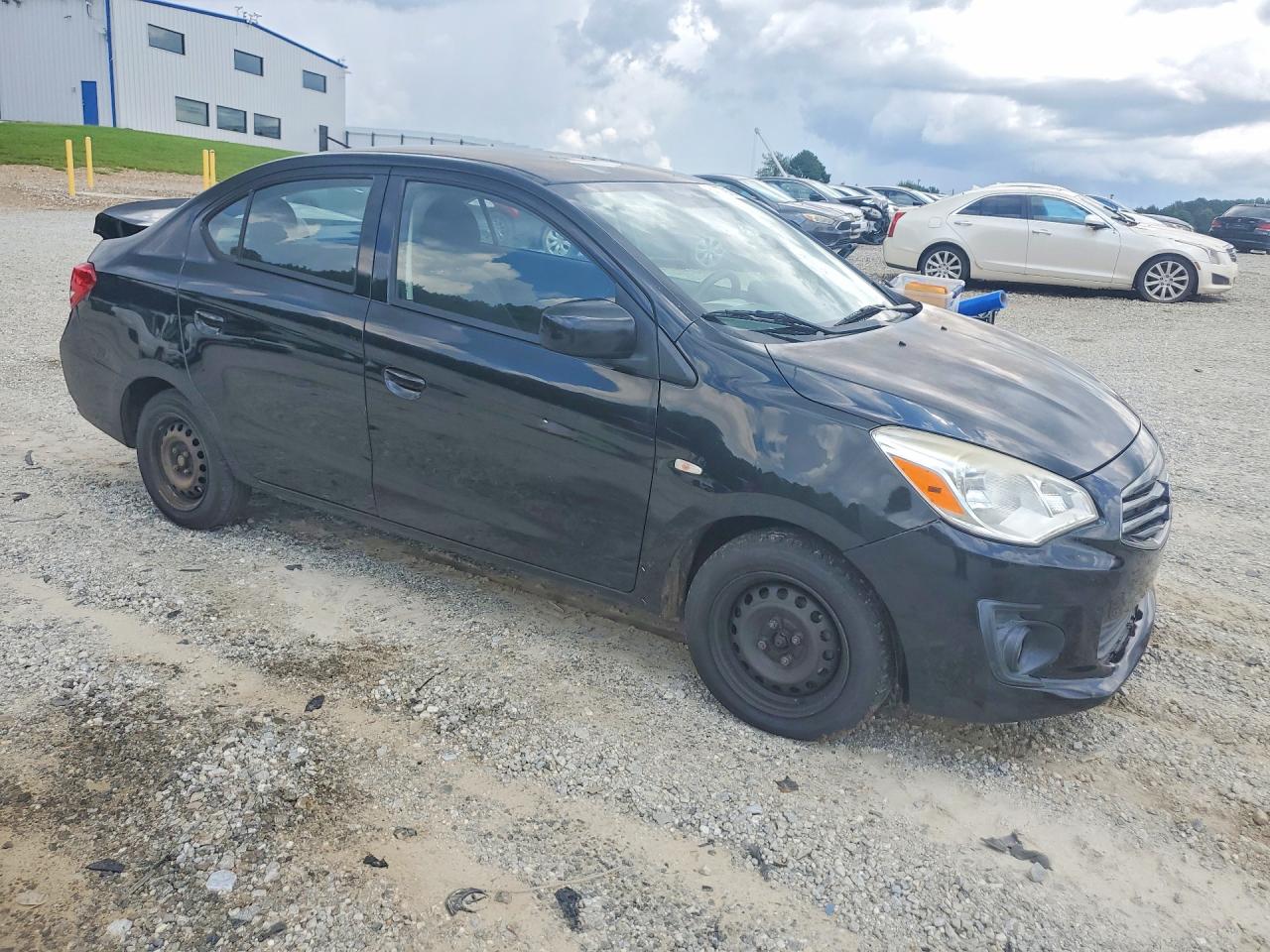 2017 Mitsubishi Mirage G4 Es Black vin: ML32F3FJ6HH003543
