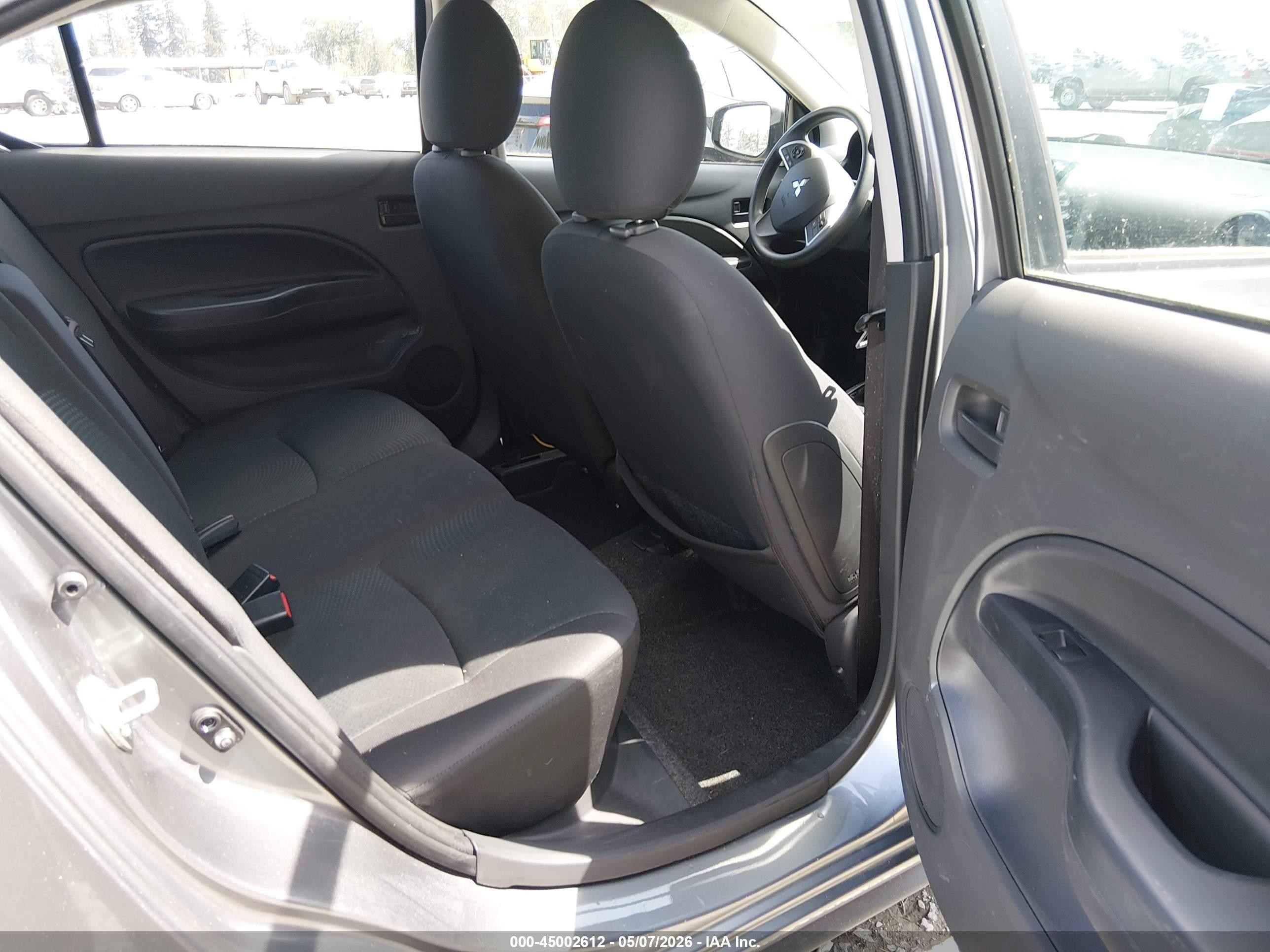 2019 Mitsubishi Mirage G4 Es Gray vin: ML32F3FJ6KHF10646