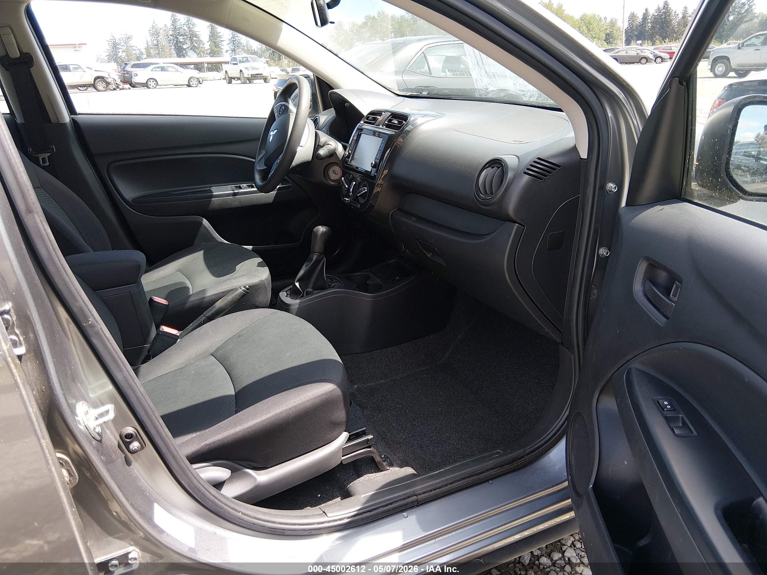 2019 Mitsubishi Mirage G4 Es Gray vin: ML32F3FJ6KHF10646