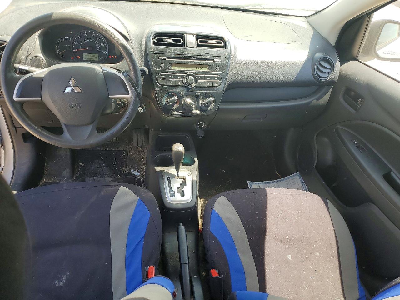 2017 Mitsubishi Mirage G4 Es Серебряный vin: ML32F3FJ7HH002093