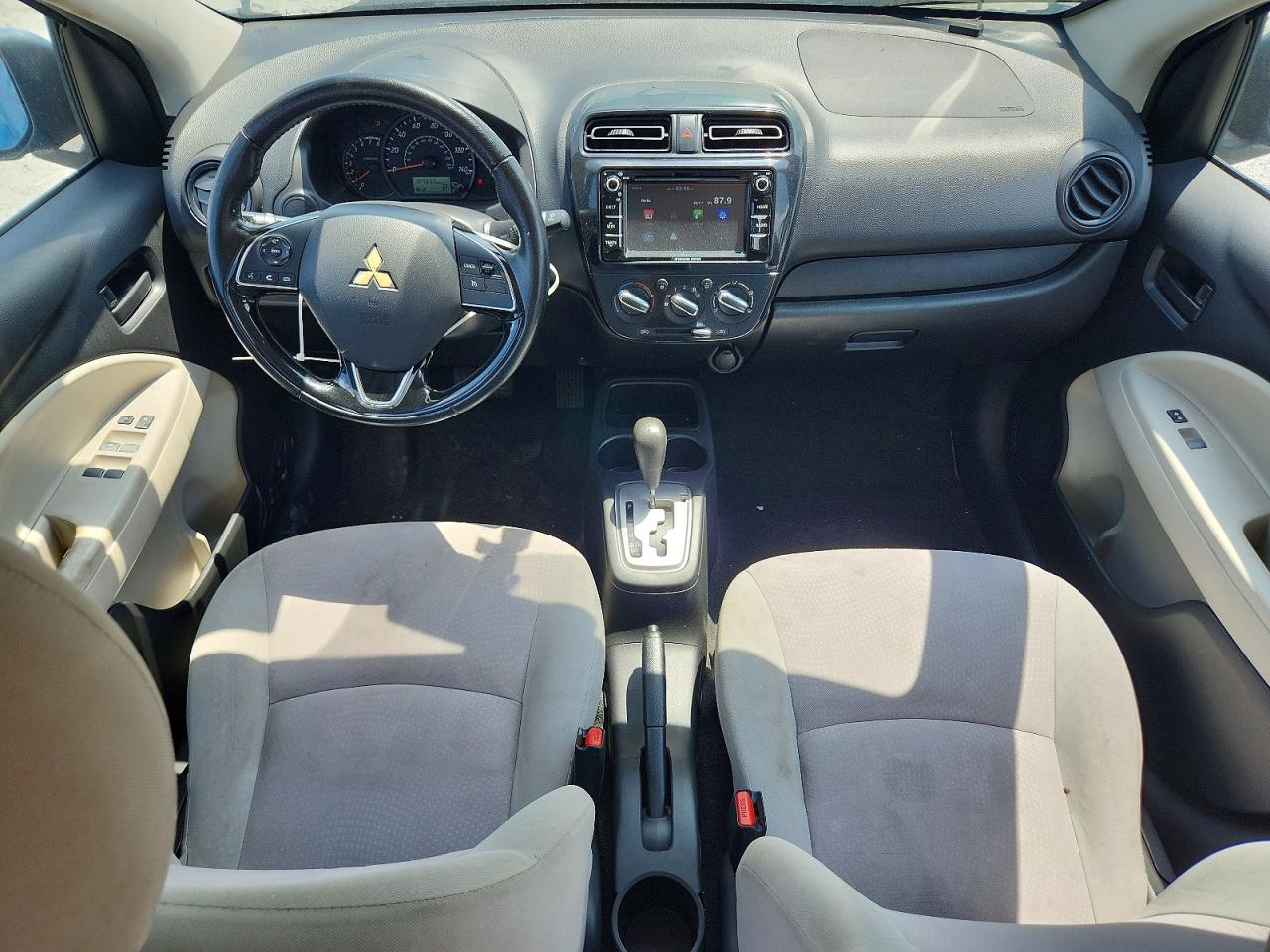 2017 Mitsubishi Mirage G4 Es Синий vin: ML32F3FJ7HHF14763
