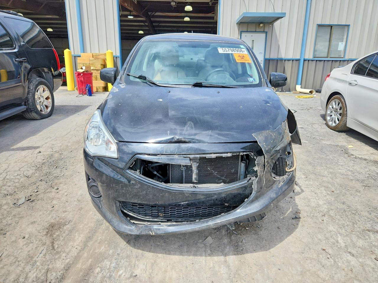 2020 Mitsubishi Mirage G4 Es Black vin: ML32F3FJ7LHF13136
