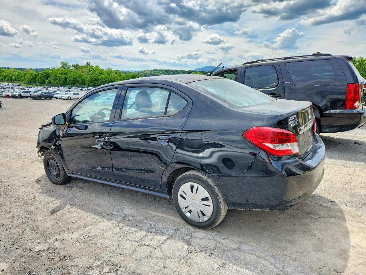 2020 Mitsubishi Mirage G4 Es Black vin: ML32F3FJ7LHF13136
