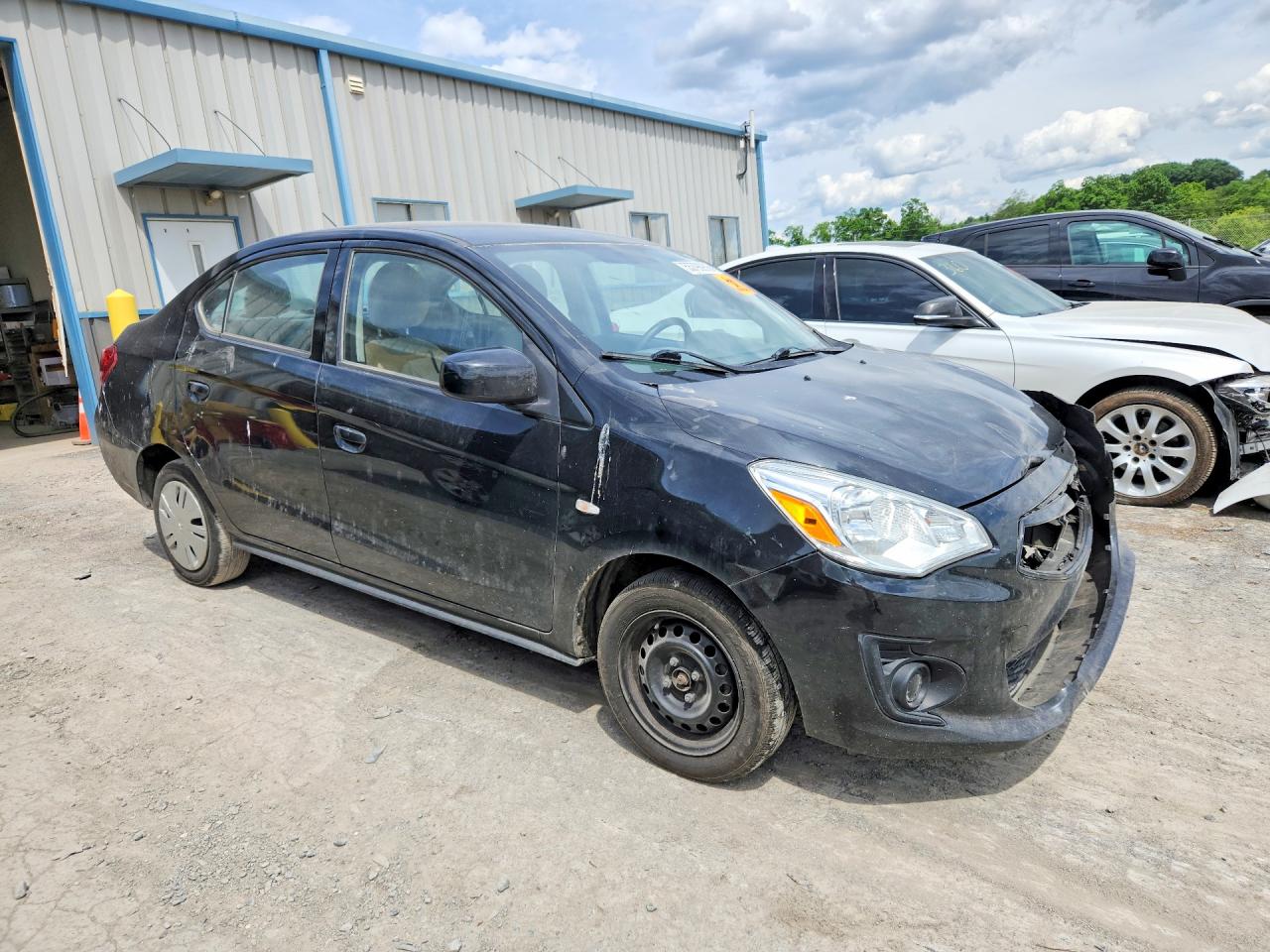 2020 Mitsubishi Mirage G4 Es Black vin: ML32F3FJ7LHF13136