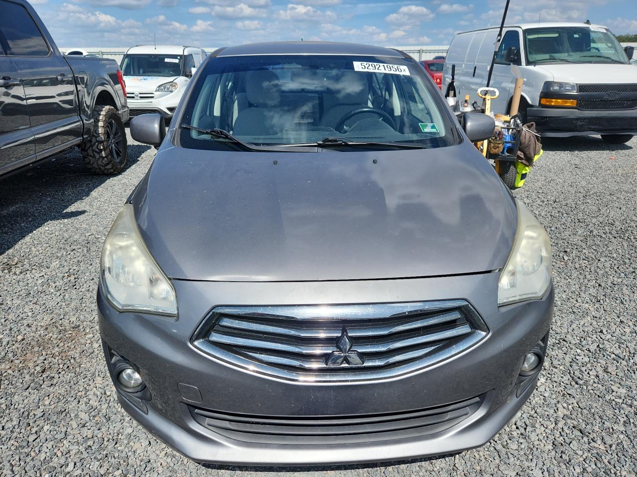 2017 Mitsubishi Mirage G4 Es Gray vin: ML32F3FJ8HHF06574