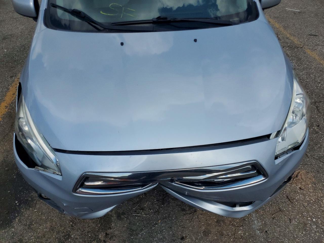 2019 Mitsubishi Mirage G4 Es Серебряный vin: ML32F3FJ8KHF06114