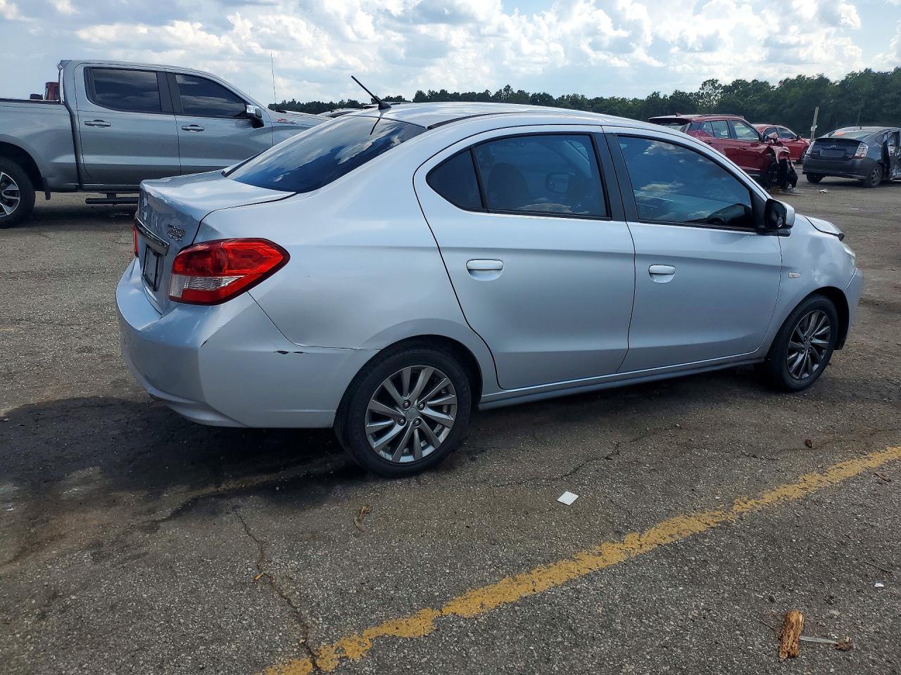 2019 Mitsubishi Mirage G4 Es Серебряный vin: ML32F3FJ8KHF06114