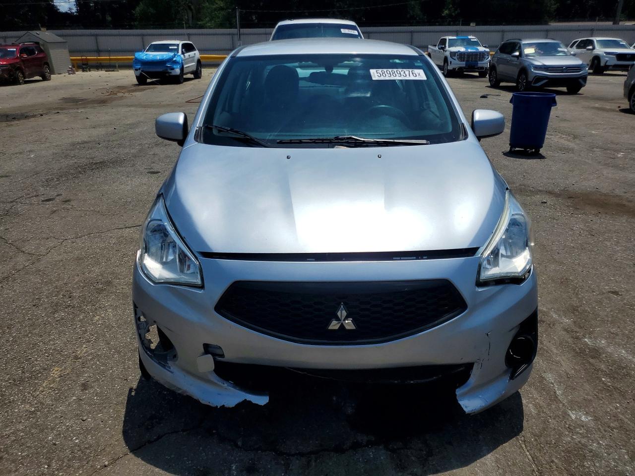 2020 Mitsubishi Mirage G4 Es Silver vin: ML32F3FJ8LHF07975