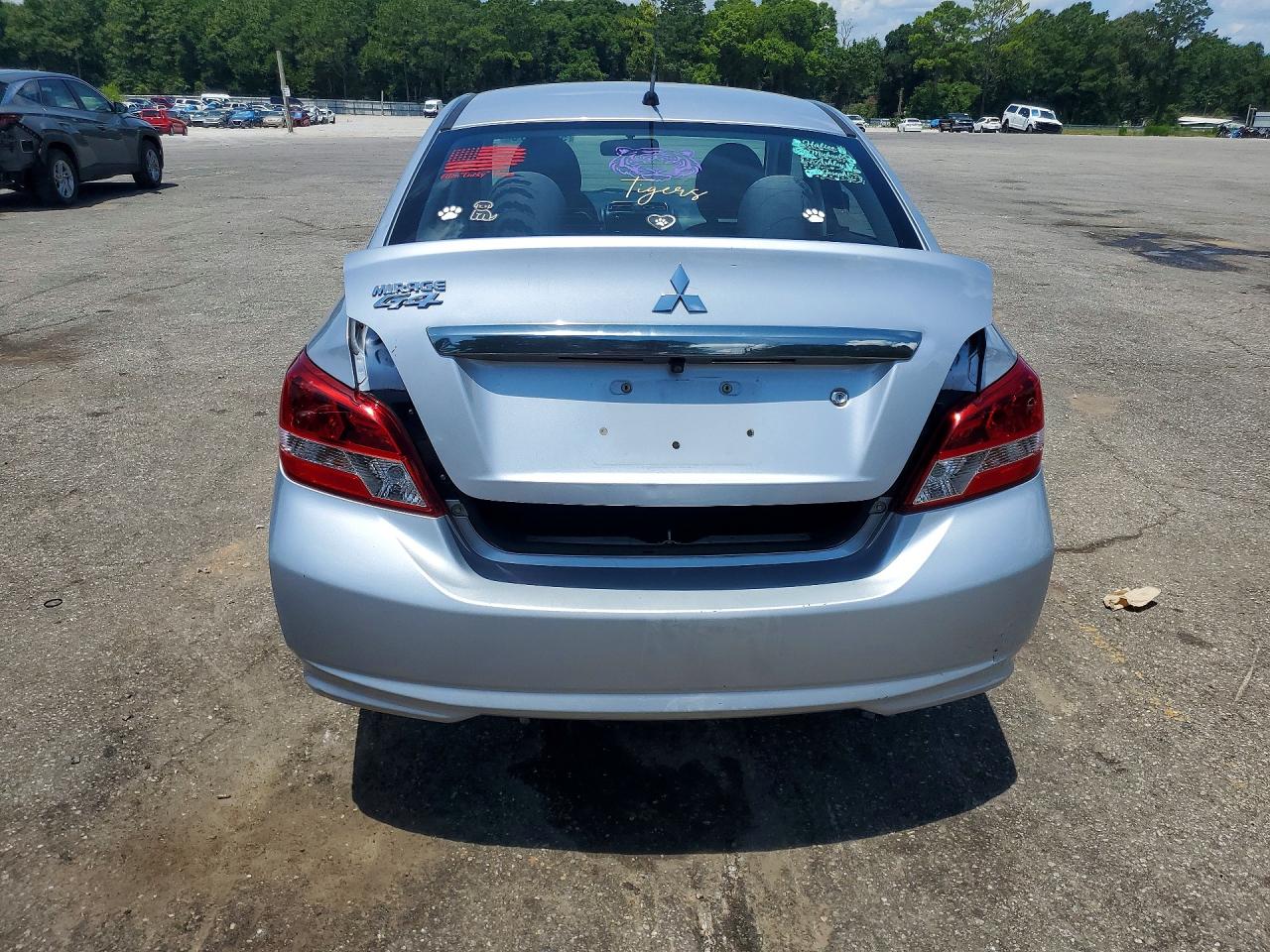 2020 Mitsubishi Mirage G4 Es Silver vin: ML32F3FJ8LHF07975