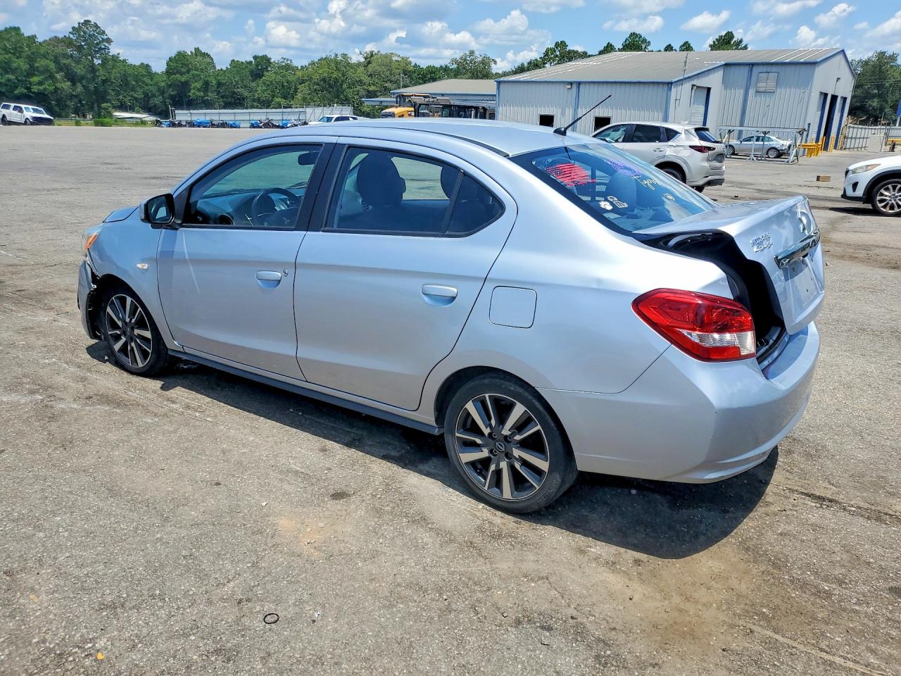 2020 Mitsubishi Mirage G4 Es Silver vin: ML32F3FJ8LHF07975