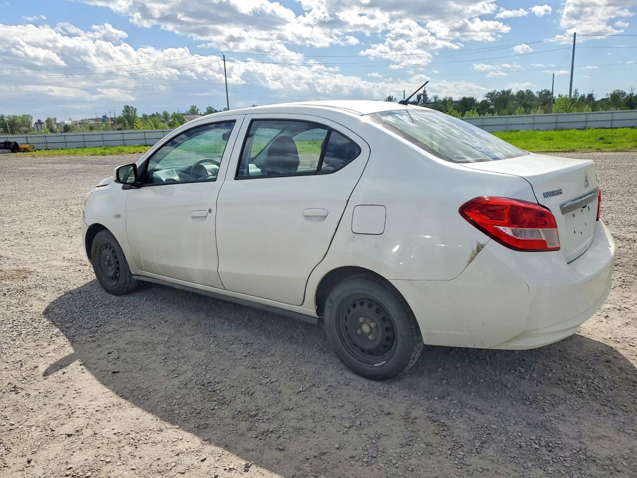 2019 Mitsubishi Mirage G4 Es White vin: ML32F3FJ9KHF07188