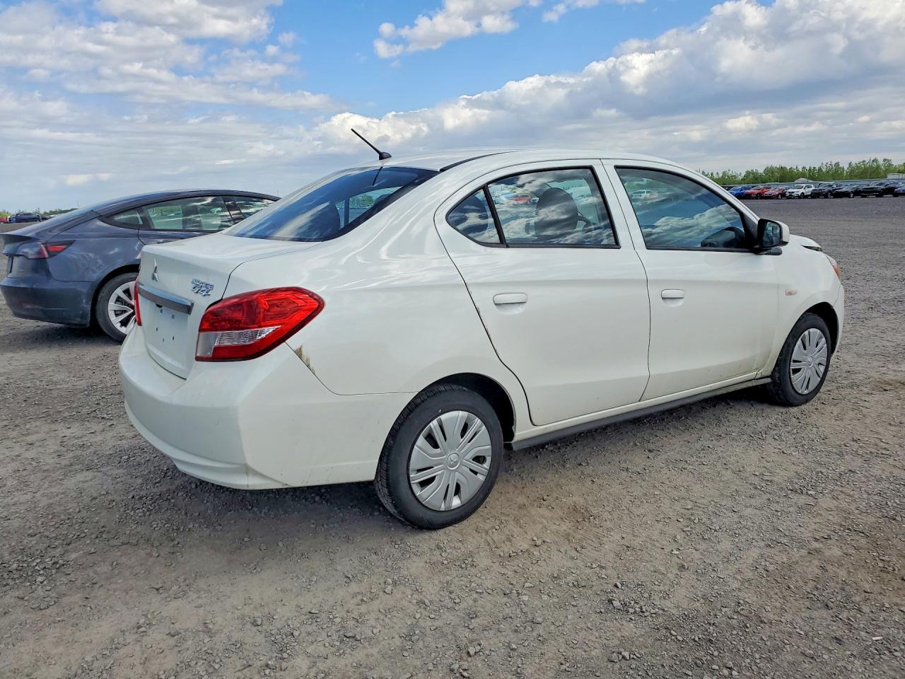 2019 Mitsubishi Mirage G4 Es White vin: ML32F3FJ9KHF07188