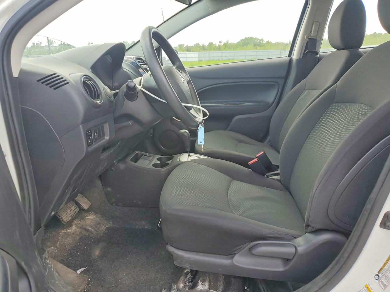 2019 Mitsubishi Mirage G4 Es White vin: ML32F3FJ9KHF07188