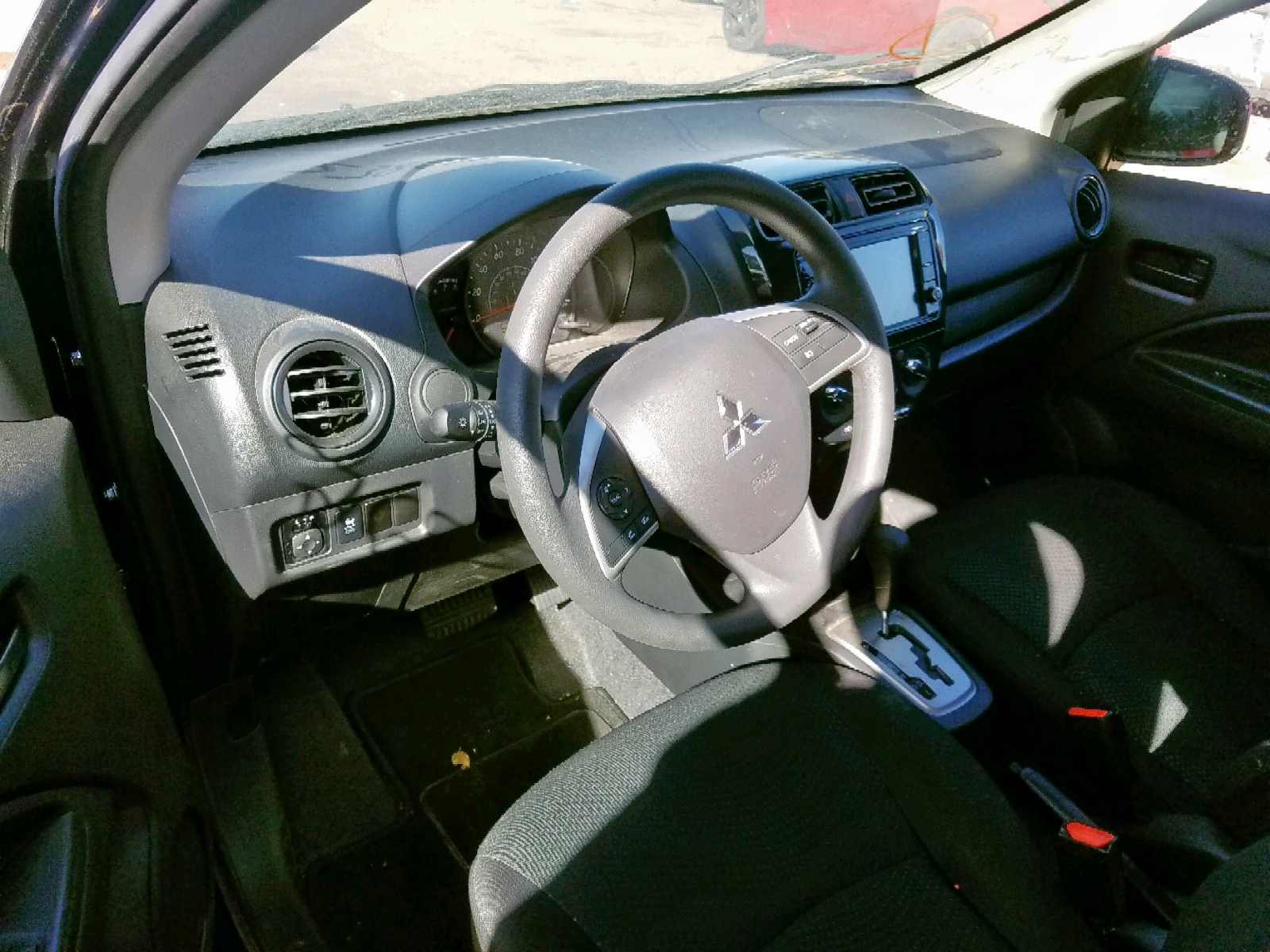 2019 Mitsubishi Mirage G4 Es Черный vin: ML32F3FJ9KHF16280
