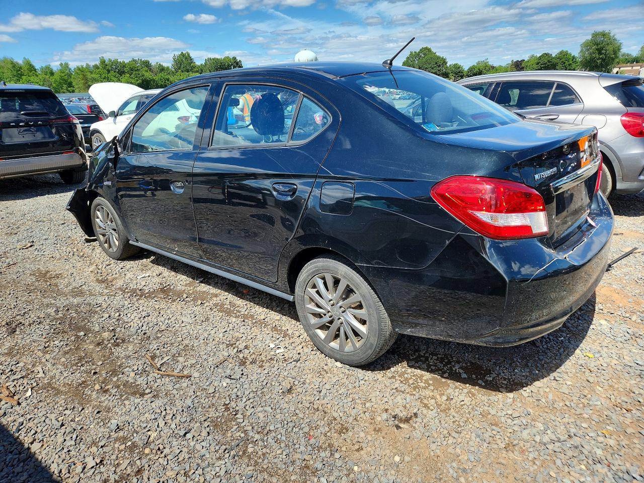 2019 Mitsubishi Mirage G4 Se Black vin: ML32F4FJ1KHF12438