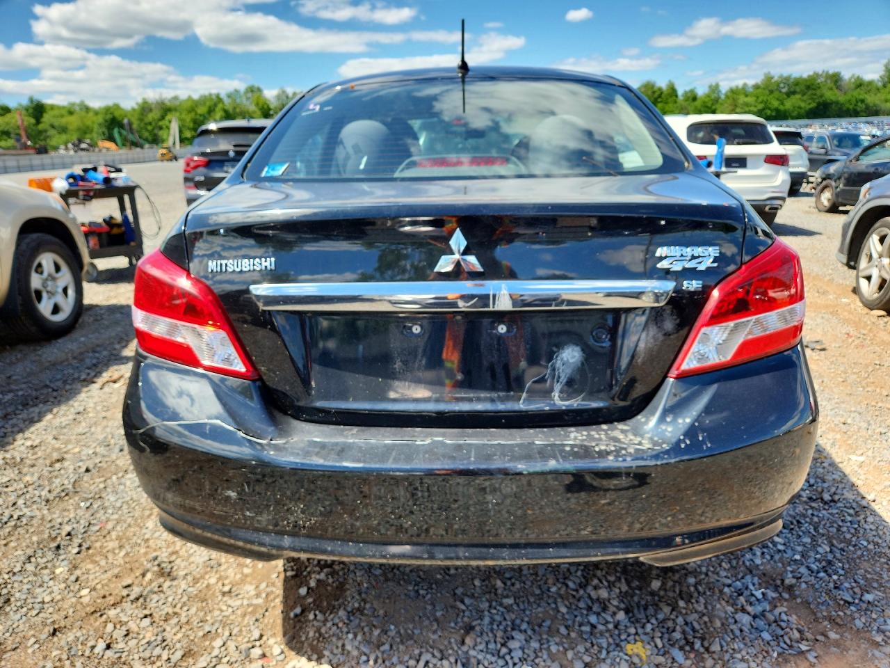 2019 Mitsubishi Mirage G4 Se Black vin: ML32F4FJ1KHF12438