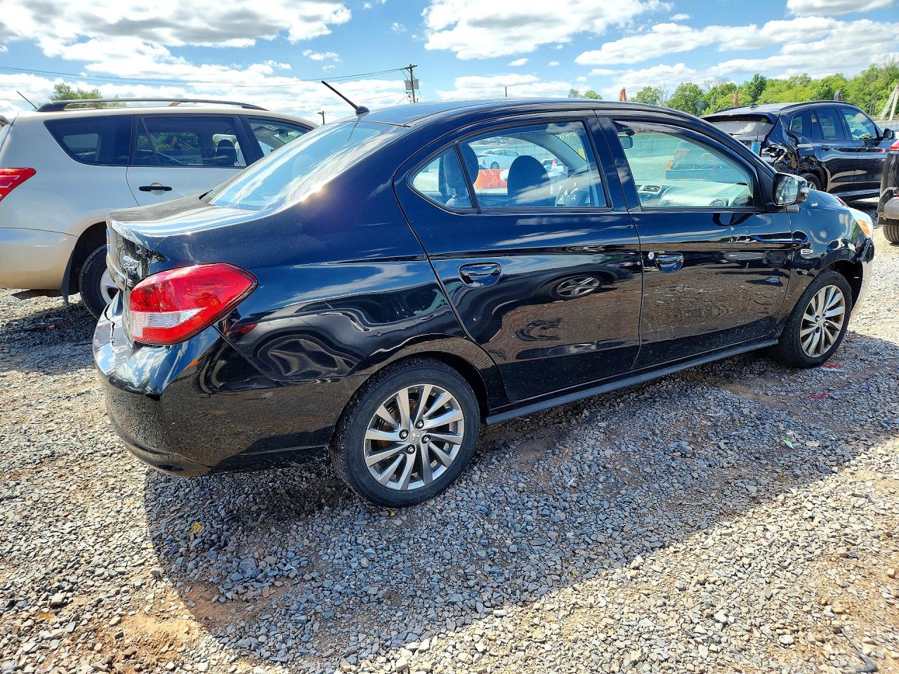 2019 Mitsubishi Mirage G4 Se Black vin: ML32F4FJ1KHF12438