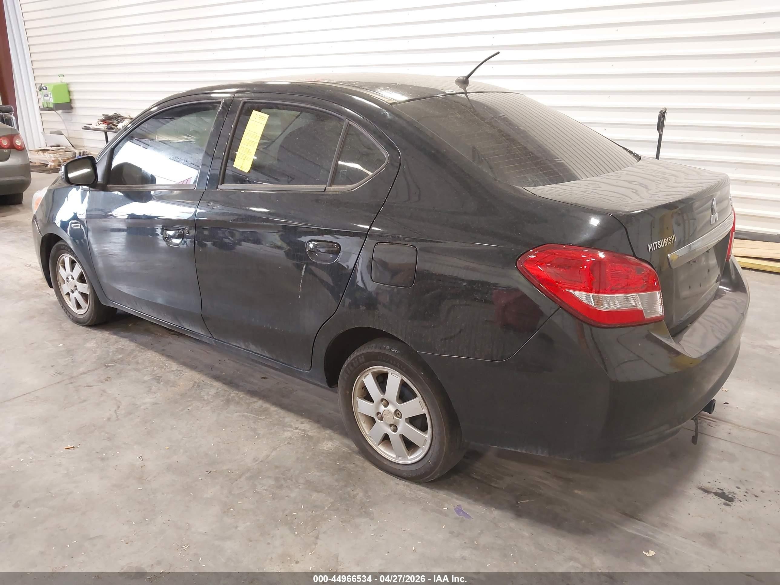 2017 Mitsubishi Mirage G4 Se Black vin: ML32F4FJ2HHF19892