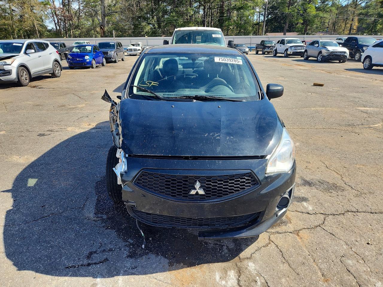 2020 Mitsubishi Mirage G4 Se Black vin: ML32F4FJ2LHF10909