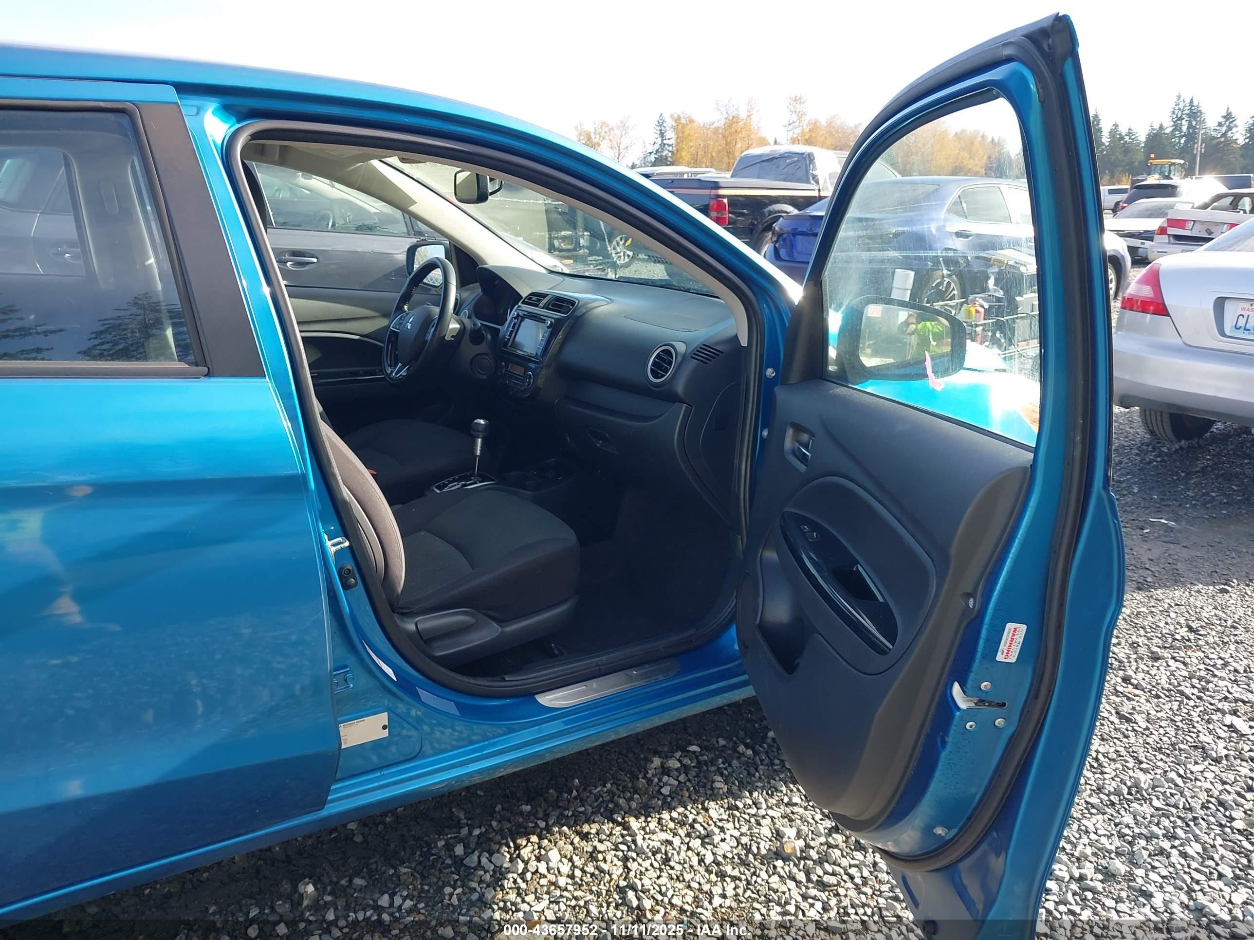 2018 Mitsubishi Mirage G4 Se Blue vin: ML32F4FJ9JHF10810