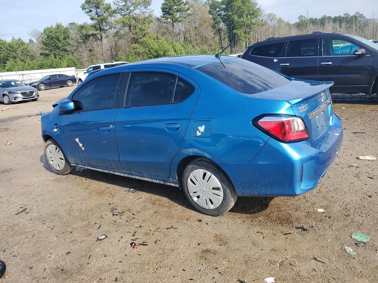 2023 Mitsubishi Mirage G4 Es Blue vin: ML32FUFJ0PHF05956