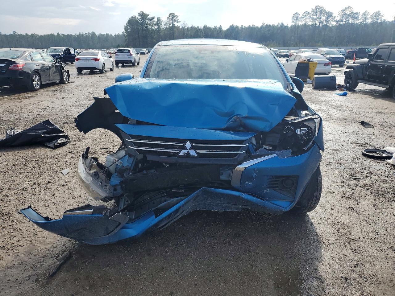 2023 Mitsubishi Mirage G4 Es Blue vin: ML32FUFJ0PHF05956