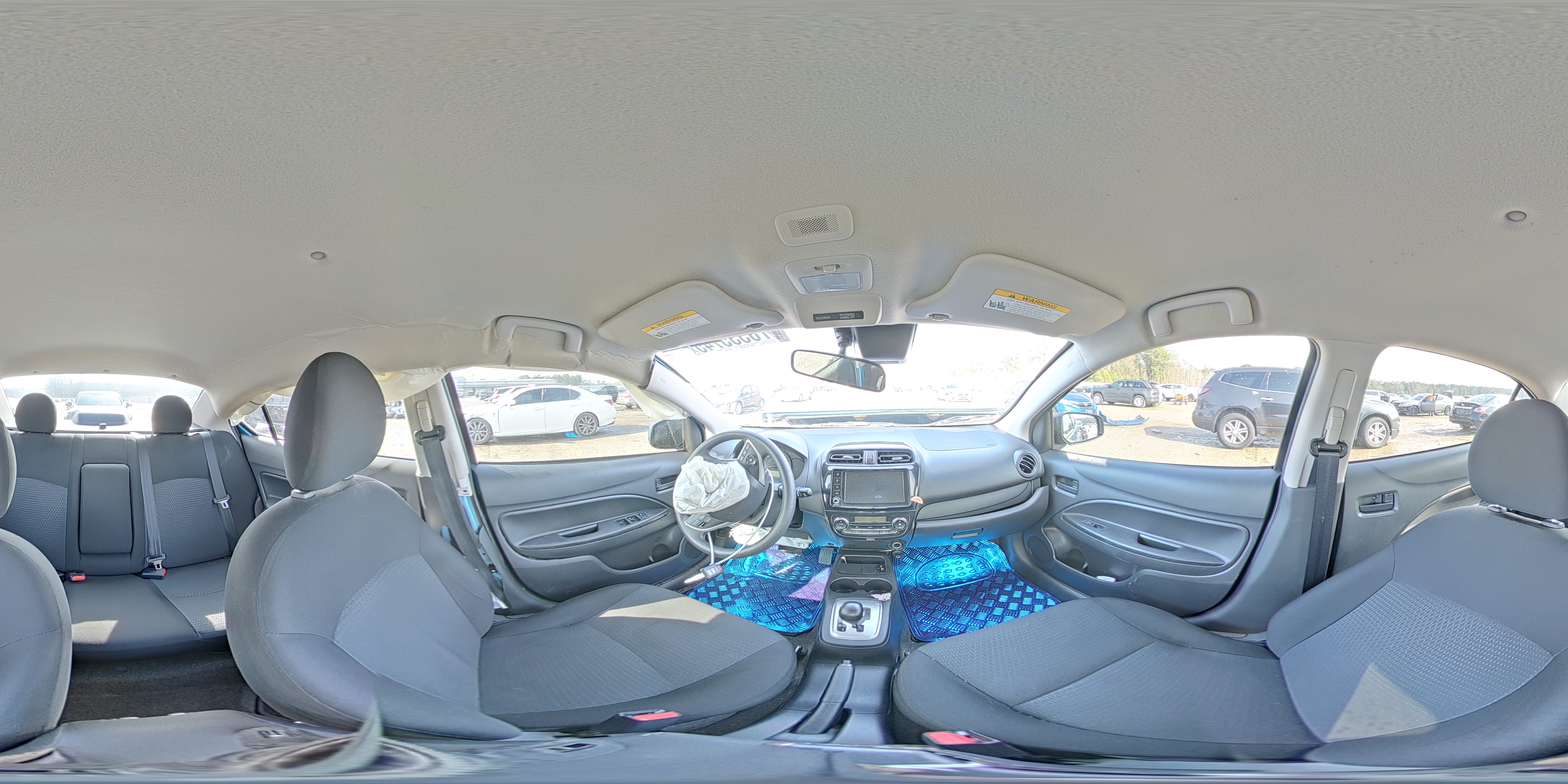 2023 Mitsubishi Mirage G4 Es Blue vin: ML32FUFJ0PHF05956