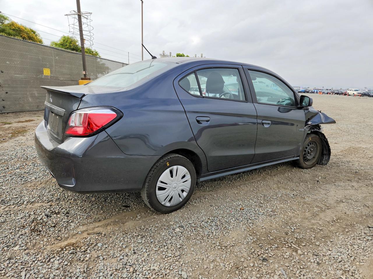 2024 Mitsubishi Mirage G4 Es Gray vin: ML32FUFJ0RHF05832