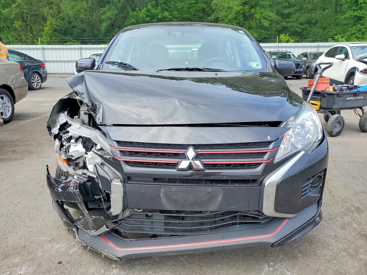 2024 Mitsubishi Mirage G4 Es Black vin: ML32FUFJ0RHF09055