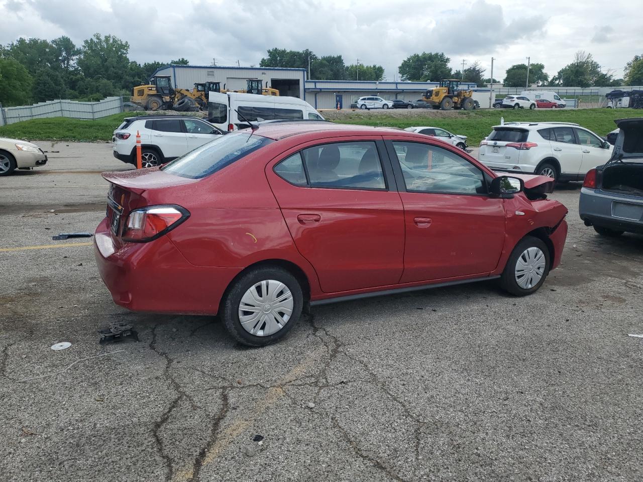2024 Mitsubishi Mirage G4 Es Red vin: ML32FUFJ0RHF14210
