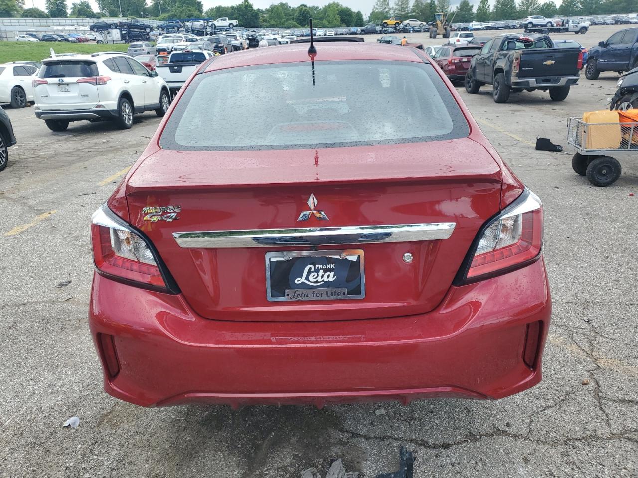 2024 Mitsubishi Mirage G4 Es Red vin: ML32FUFJ0RHF14210