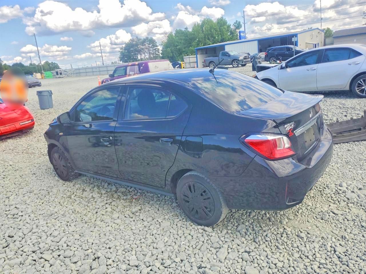 2023 Mitsubishi Mirage G4 Es Black vin: ML32FUFJ2PHF06512