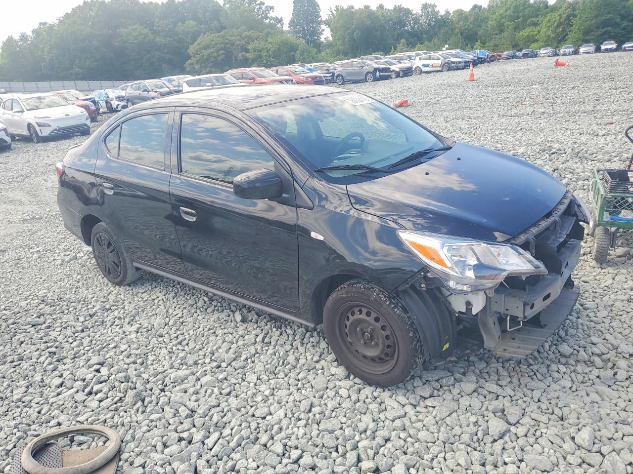 2023 Mitsubishi Mirage G4 Es Black vin: ML32FUFJ2PHF06512
