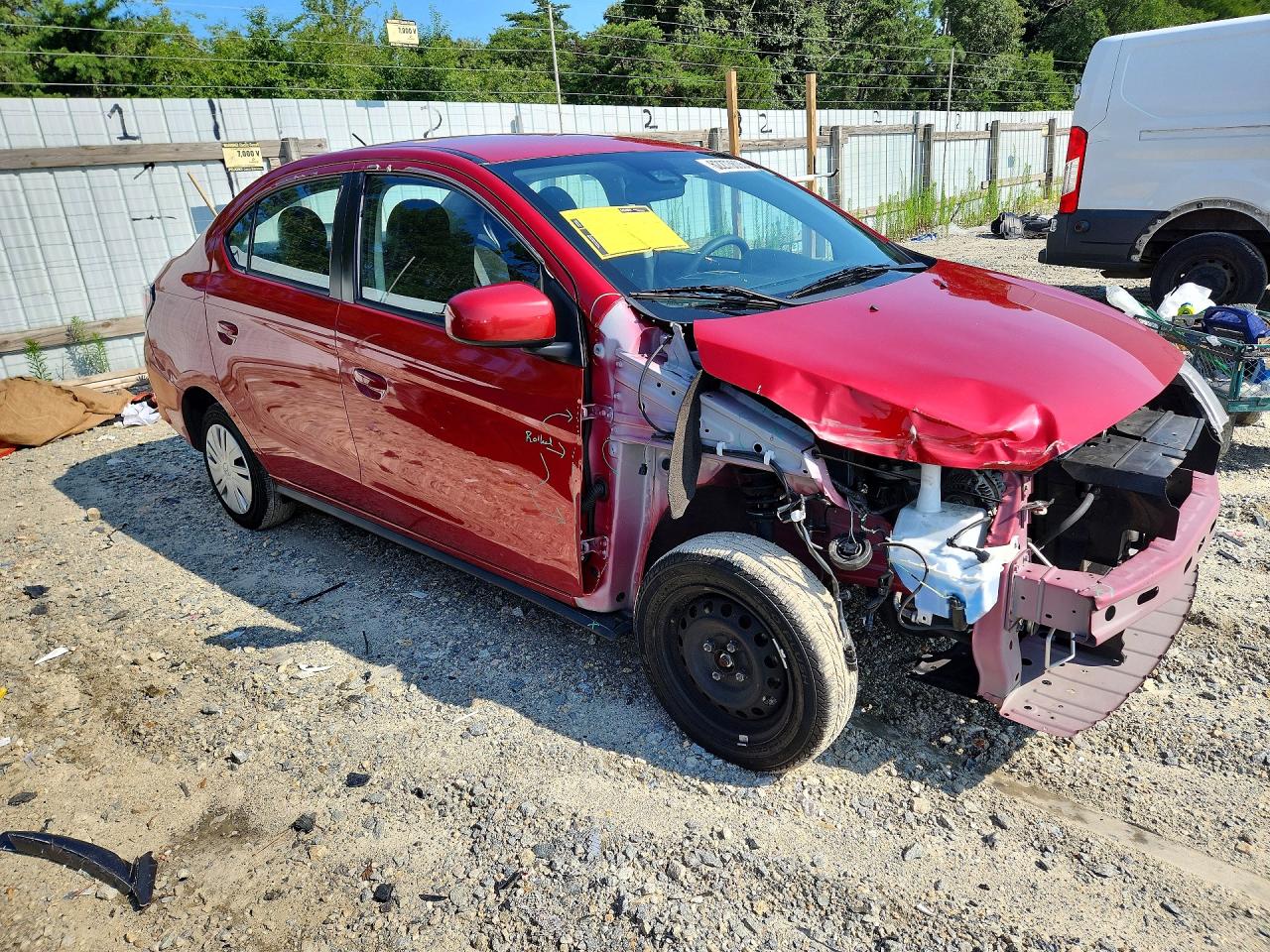 2024 Mitsubishi Mirage G4 Es Red vin: ML32FUFJ2RHF04519