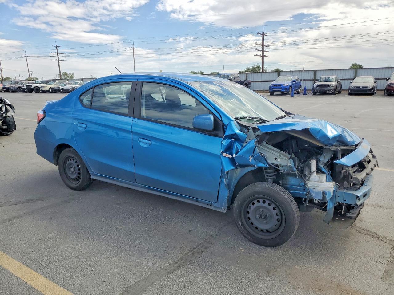 2024 Mitsubishi Mirage G4 Es Blue vin: ML32FUFJ3RHF16002